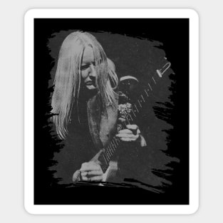 Johnny Winter // Retro Poster Sticker